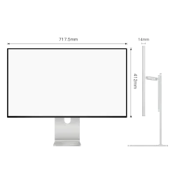 Kuycon Q32S - Écran haute résolution pour Mac & PC