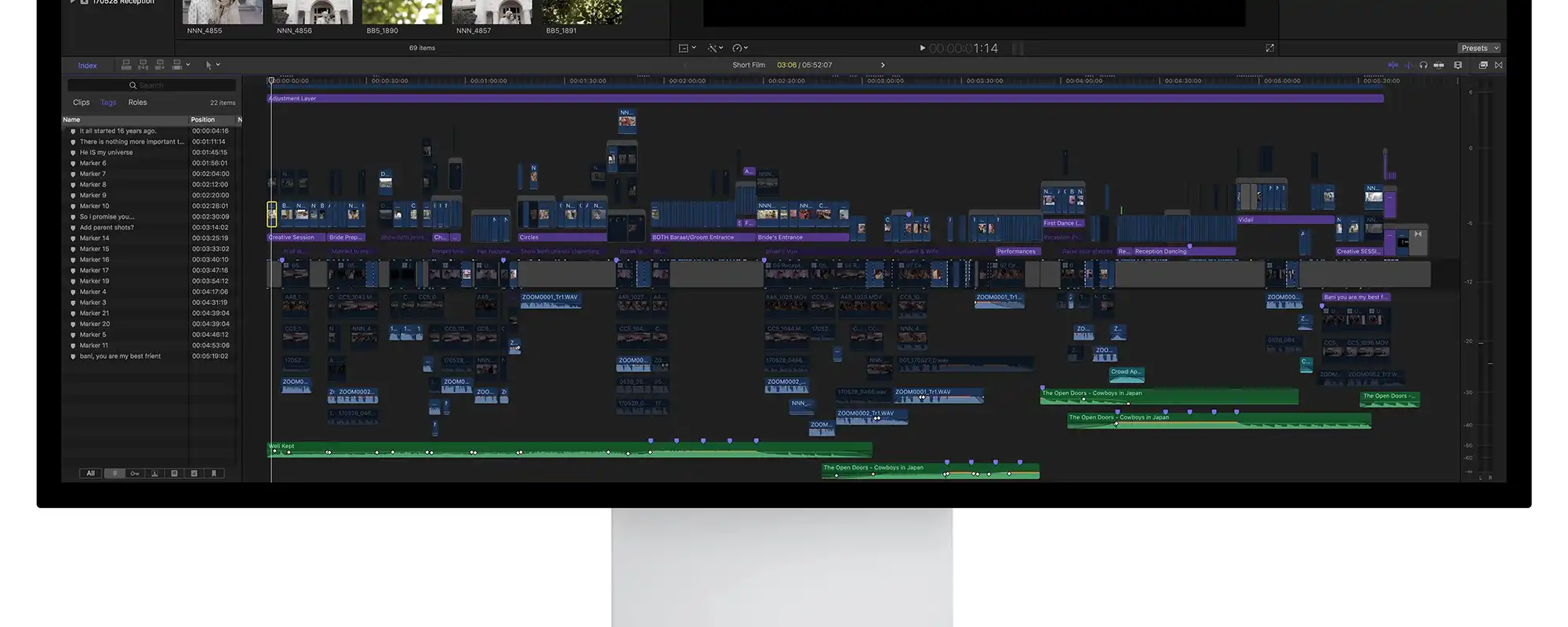 Écran Kuycon avec Final Cut Pro